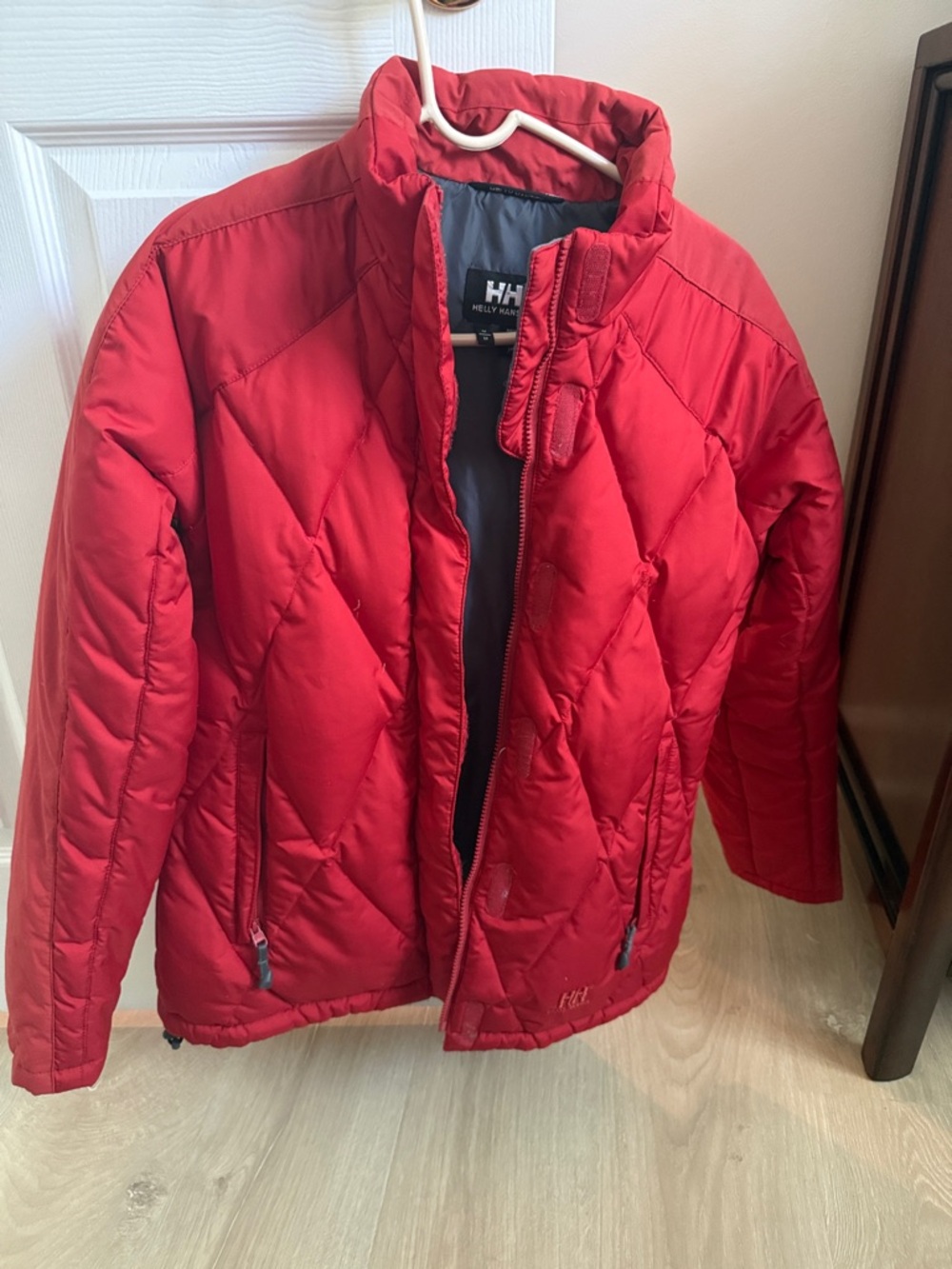 Helly Hansen Red Quilted Puffer Jacket